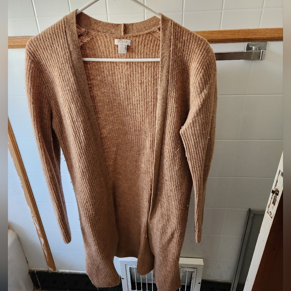 J Crew Small Wool Cardigan with Pockets